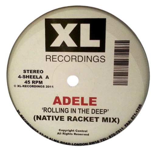 Adele rolling the deep - -, in