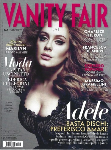 Adele vanity fair magazine - adele,